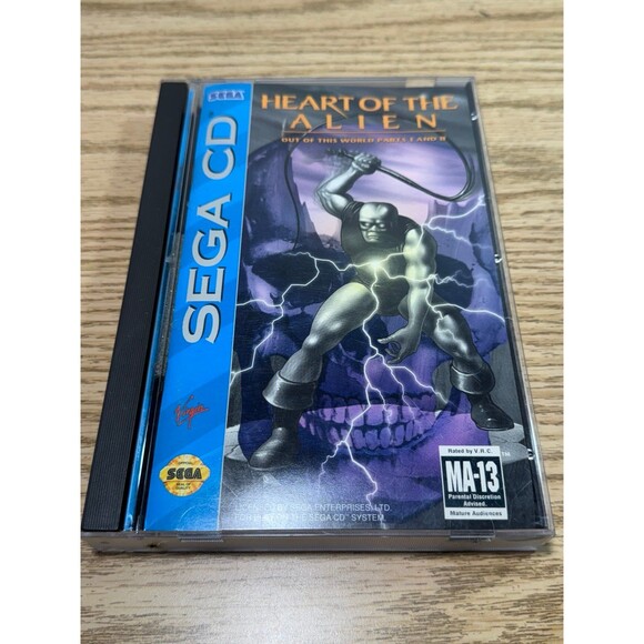 Heart of the Alien (Sega CD, 1994) Complete CIB Tested - Picture 1 of 3